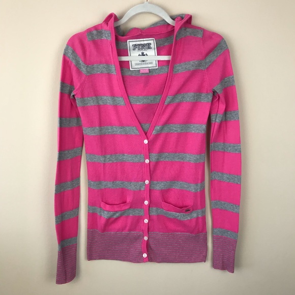 PINK Victoria's Secret Sweaters - ⚡️3/$15⚡️ Victoria Secret Pink and Grey Cardigan